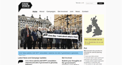 Desktop Screenshot of civicvoice.org.uk